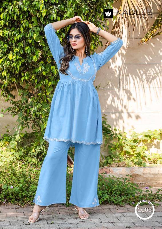Kadlee helisha coord set Kurti suppliers in Hyderabad
